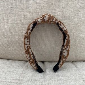 Brown Dior headband